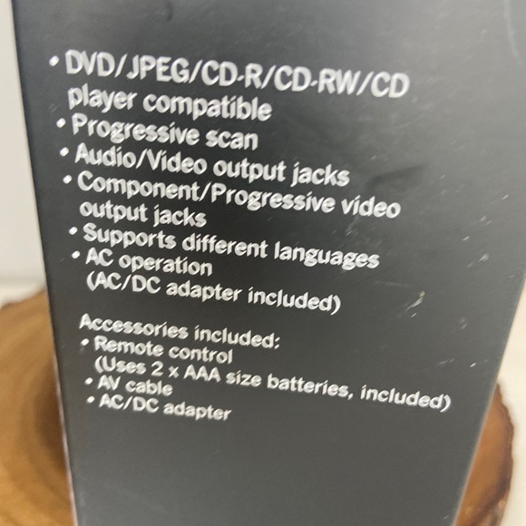 Craig CVD512A Compact DVD Player w/ Remote DVD/DVD-R/DVD-RW/JPEG/CD-R/CD-RW/CD - Picture 11 of 12